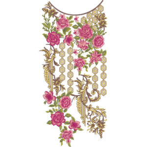 Beautiful Neck Embroidery Design