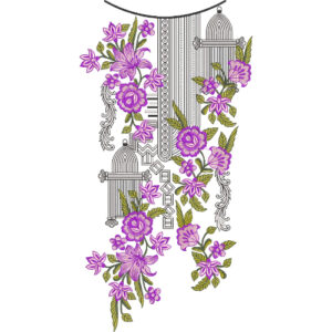 Neck Gala Embroidery Design