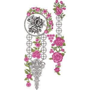 Beautiful Neck Embroidery Design