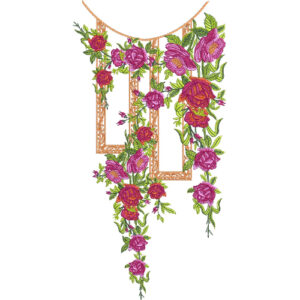 Simple Neck Embroidery Design