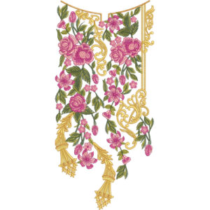 Beautiful Neck Embroidery Design