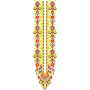 Neck Gala Embroidery Design