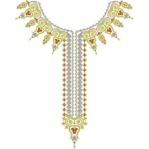 Beautiful Neck Embroidery Design