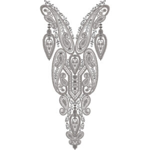 Simple Neck Embroidery Design