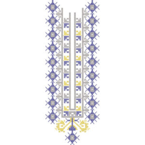 Neckline Embroidery Design