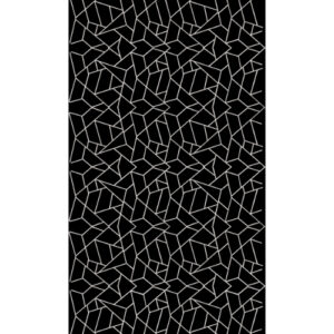Modern Abstract Geometric Line Pattern on Black Background