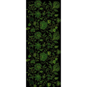 All-Over Botanical Floral Line Art Textile Print Design