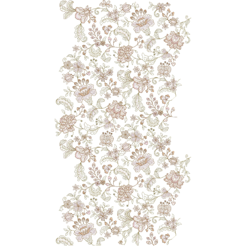 Beautiful All Over Jall Embroidery Design