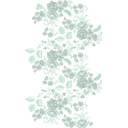 Beautiful All Over Jall Embroidery Design