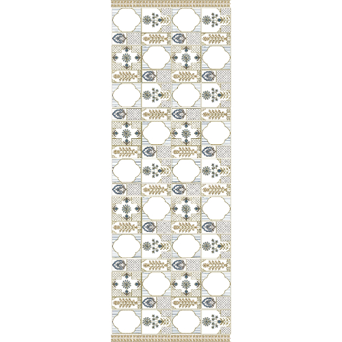 Delicate All Over Jall Embroidery Design