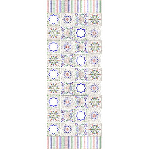 Beautiful All Over Jall Embroidery Design