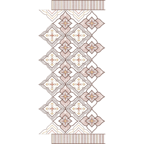 Unique All Over Jall Embroidery Design
