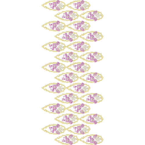All Over Jall Flower Embroidery Design