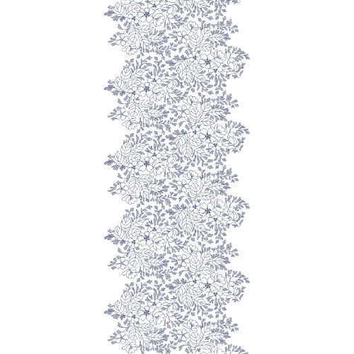 All Over Jall Flower Embroidery Design