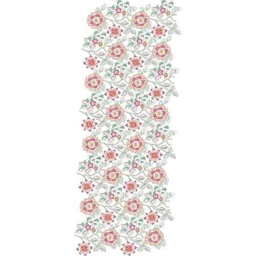 Unique All Over Jall Embroidery Design