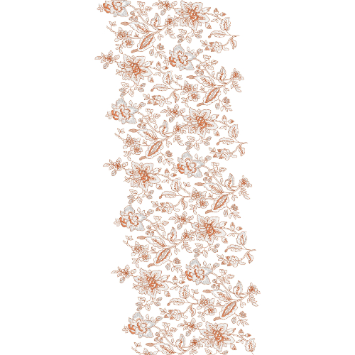 Simple All Over Jall Embroidery Design