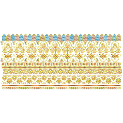 Lace Flower Embroidery Design