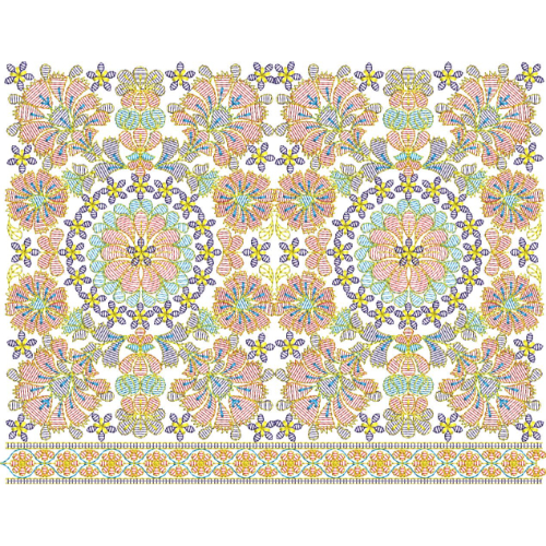 Beautiful Lace Embroidery Design