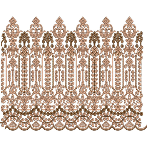 Floral Lace Embroidery Design