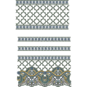 Lace Kurta Embroidery Design