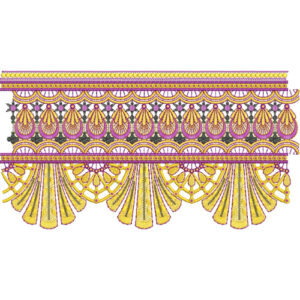 Simple Lace Embroidery Design