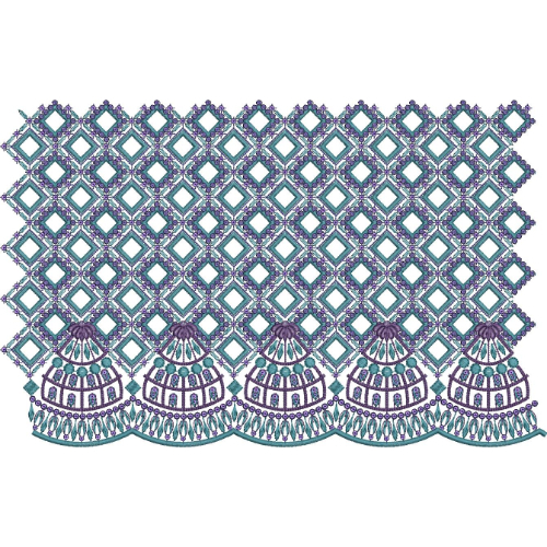 Lace Flower Embroidery Design