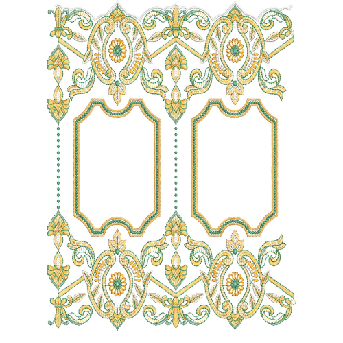 Lace Flower Embroidery Design