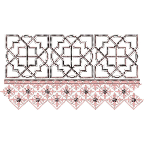 Floral Lace Embroidery Design