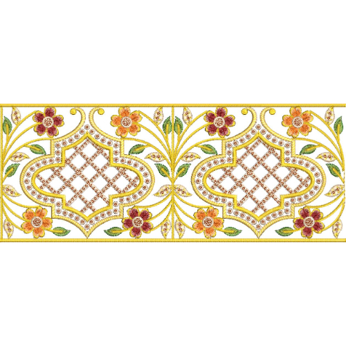 Unique Lace Embroidery Design