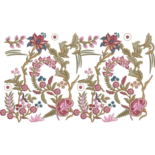 Lace Kurta Embroidery Design