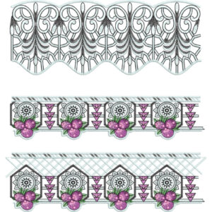 Simple Lace Embroidery Design