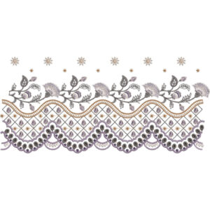 Floral Lace Embroidery Design