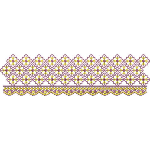 Unique Lace Embroidery Design