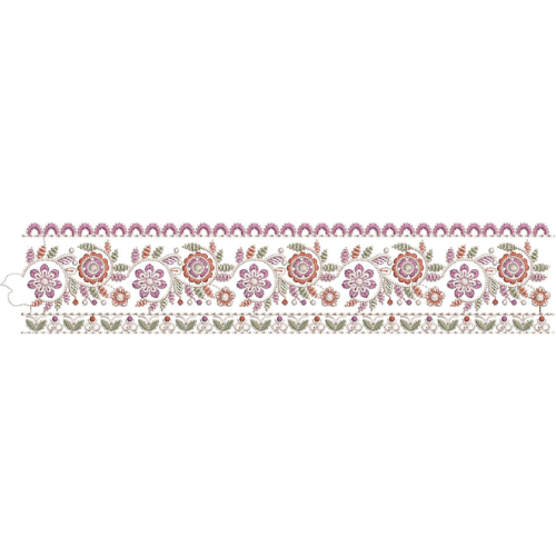 Simple Lace Embroidery Design