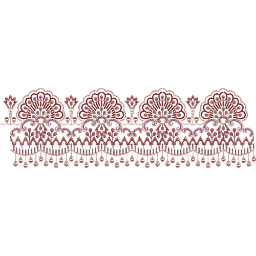 Unique Lace Embroidery Design