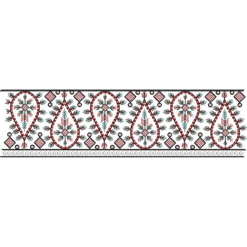 Lace Kurta Embroidery Design