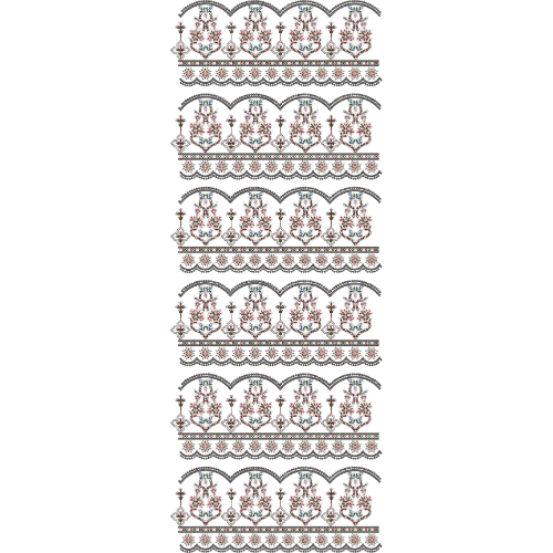 Simple Lace Embroidery Design