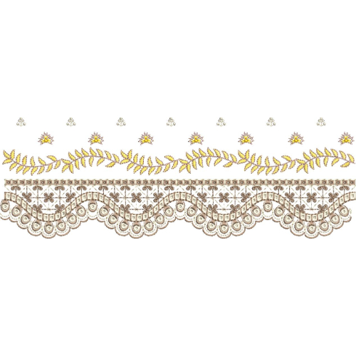 Delicate Lace Embroidery Design