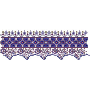 Simple Lace Embroidery Design