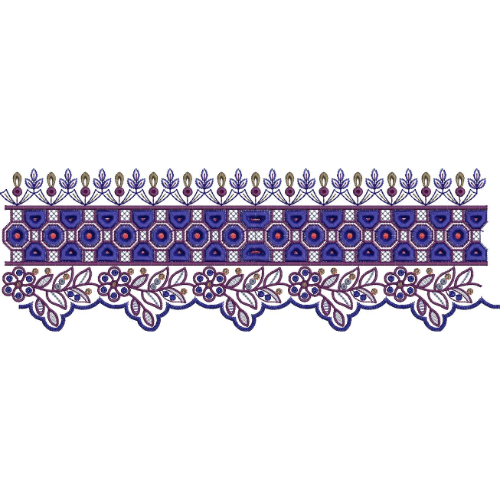 Simple Lace Embroidery Design