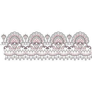 Lace Flower Embroidery Design