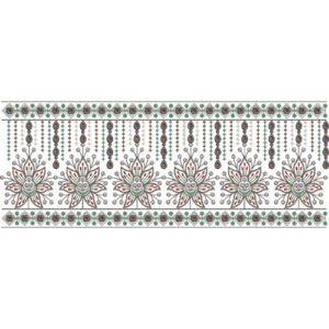 Simple Lace Embroidery Design