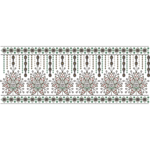 Simple Lace Embroidery Design