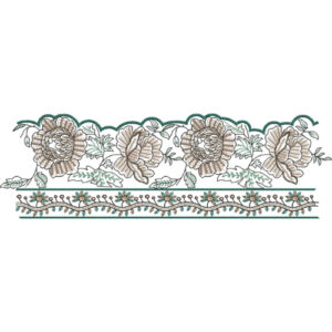 Floral Lace Embroidery Design
