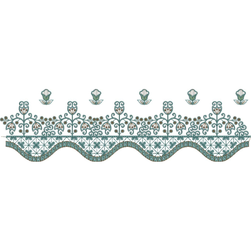 Unique Lace Embroidery Design