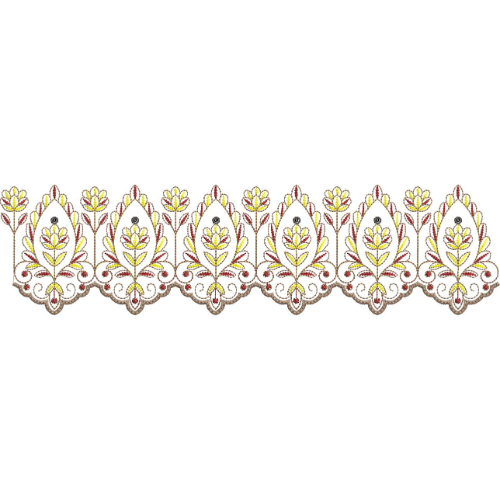 Delicate Lace Embroidery Design