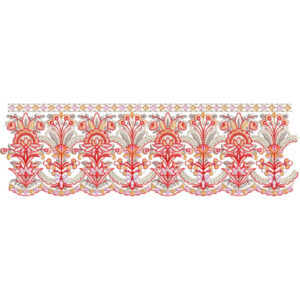 Unique Lace Embroidery Design