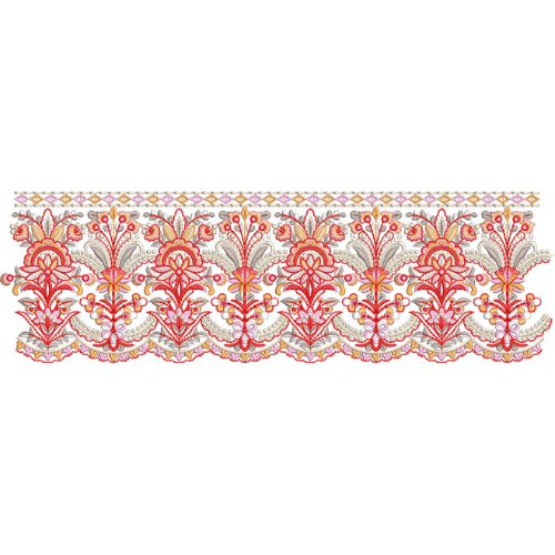 Unique Lace Embroidery Design