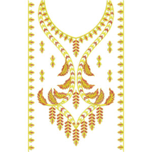 Neckline Embroidery Design
