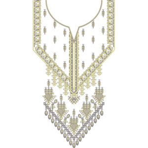Neckline Embroidery Design